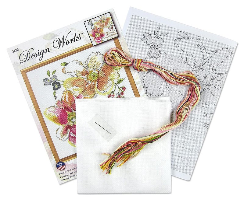 Design Works Crafts, Family Blessings Counted Cross Stitch Kit - Image 3